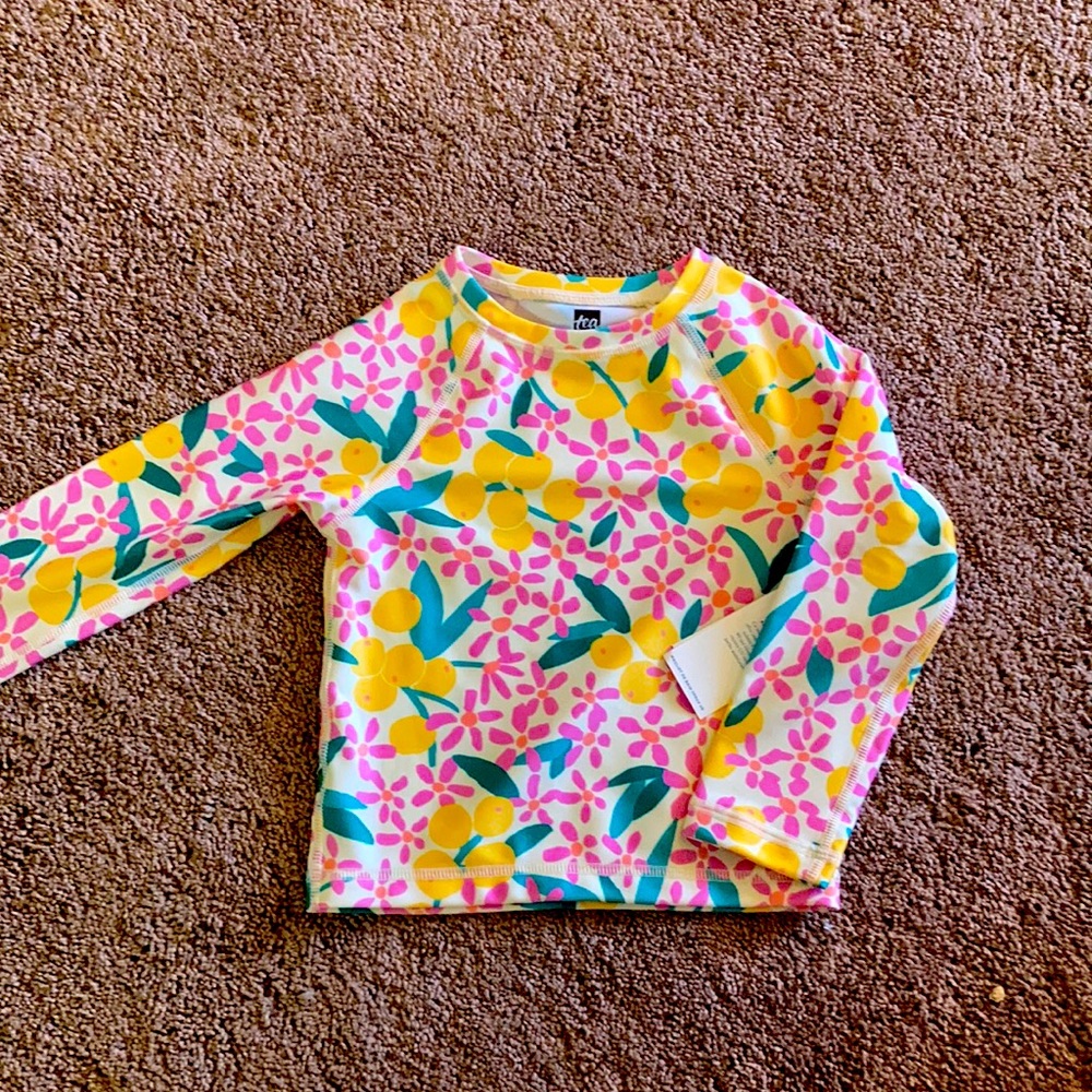 Tea Collection Toddler girls rash guard